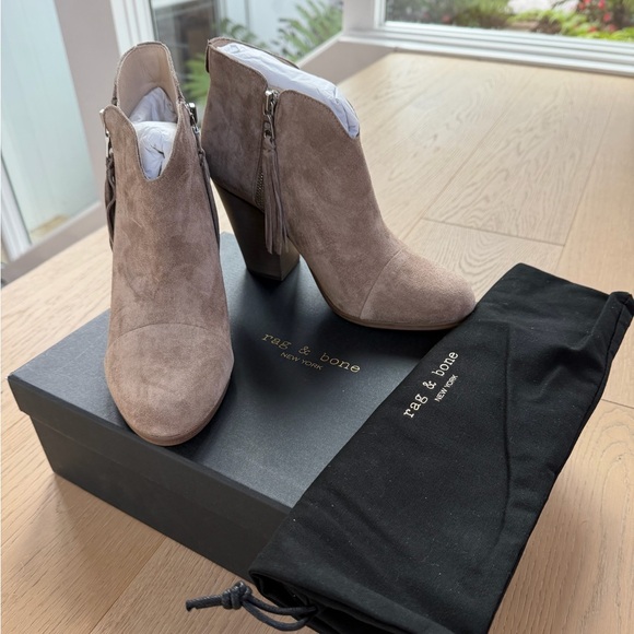 rag & bone Shoes - NWT: Unused!! Rag & Bone Margot Bootie in Taupe/ Suede